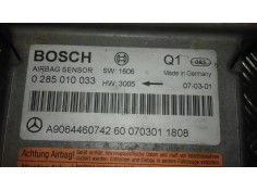 Recambio de centralita airbag para volkswagen crafter caja cerrada caja cerrada 35 referencia OEM IAM A9064460742 0285010033 BOS 2