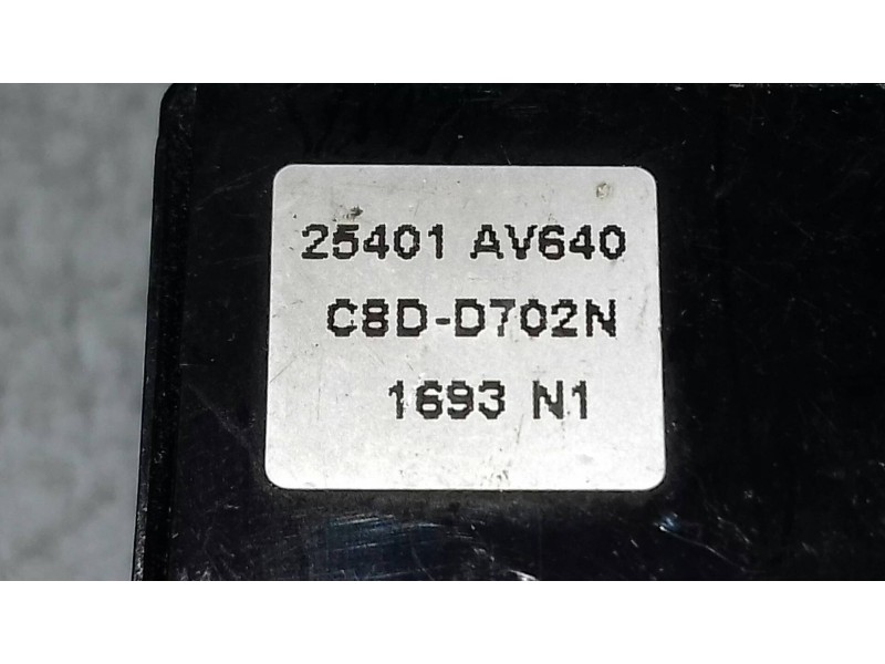 Recambio de mando elevalunas delantero izquierdo para nissan primera berlina (p12) acenta referencia OEM IAM 25401AV640  