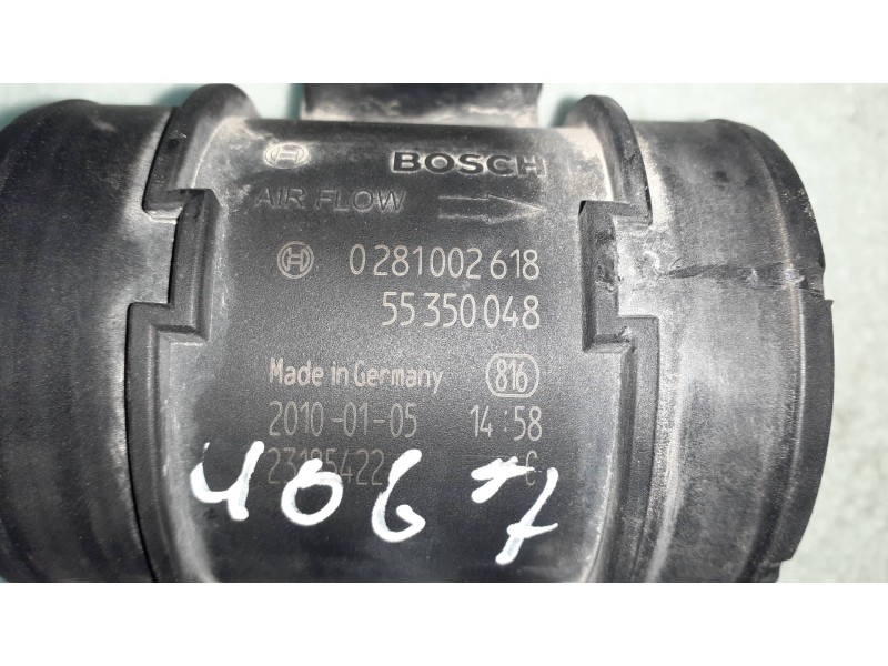 Recambio de caudalimetro para opel corsa d catch me referencia OEM IAM 55350048 0281002618 BOSCH
