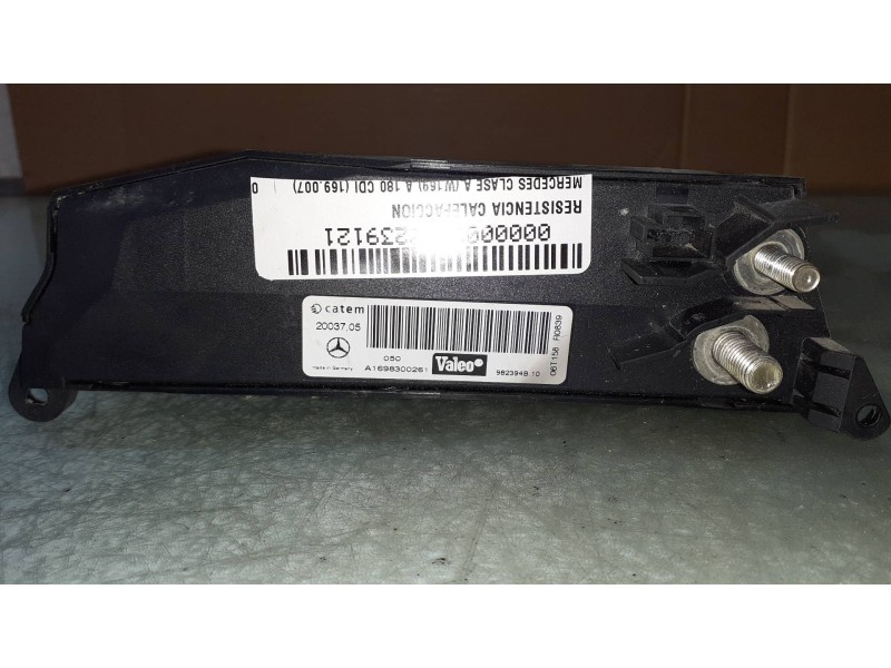 Recambio de resistencia calefaccion para mercedes-benz clase a (w169) a 180 cdi (169.007) referencia OEM IAM A1698300261  