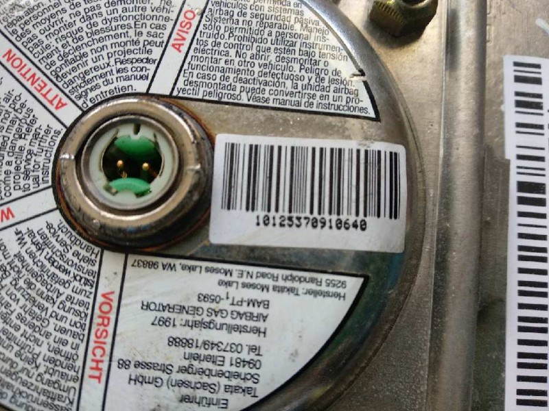 Recambio de airbag delantero izquierdo para audi a6 berlina (4b2) 1.9 tdi referencia OEM IAM 10125370810640  