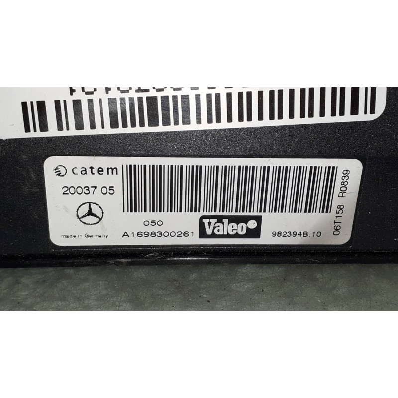Recambio de resistencia calefaccion para mercedes-benz clase a (w169) a 180 cdi (169.007) referencia OEM IAM A1698300261  