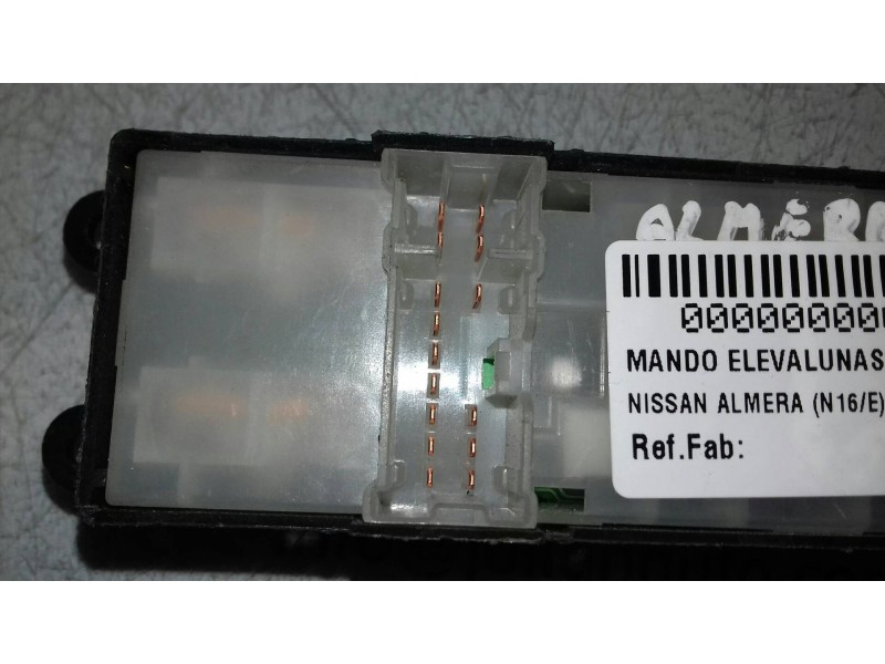 Recambio de mando elevalunas delantero izquierdo para nissan almera (n16/e) line up referencia OEM IAM   