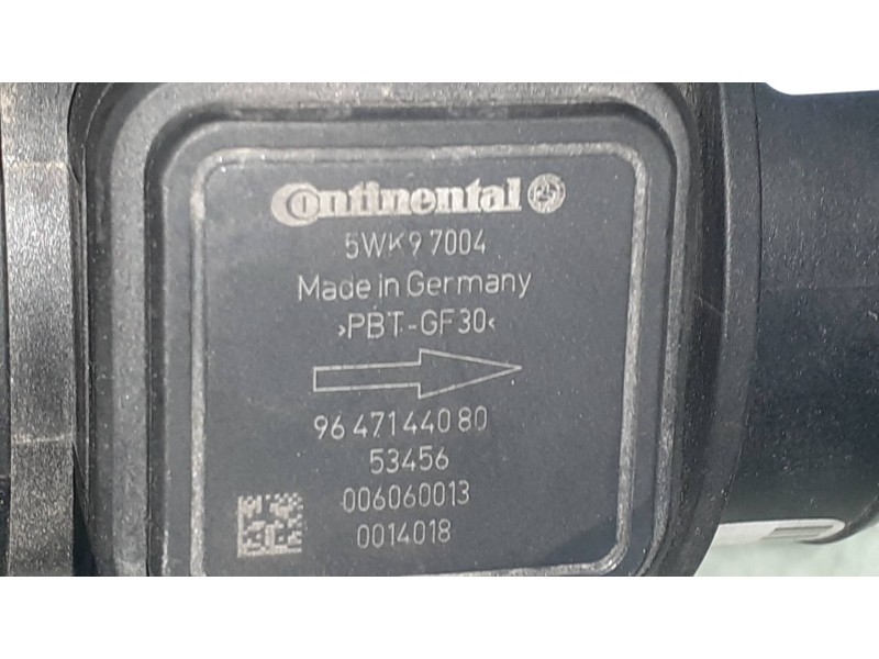 Recambio de caudalimetro para peugeot 107 urban referencia OEM IAM 9647144080  5WK97004