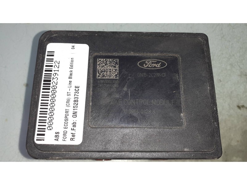Recambio de abs para ford ecosport (cr6) st-line black edition referencia OEM IAM GN152B373CE GN152C219CF 