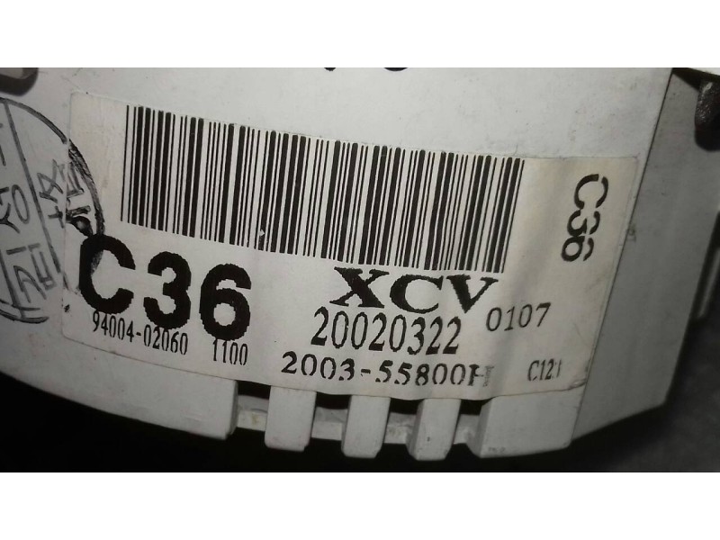 Recambio de cuadro instrumentos para hyundai atos prime (mx) gl referencia OEM IAM 200355800H 78807400 C36