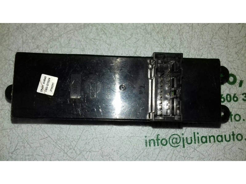 Recambio de mando elevalunas delantero izquierdo para nissan almera (n16/e) comfort referencia OEM IAM 25401AV640  
