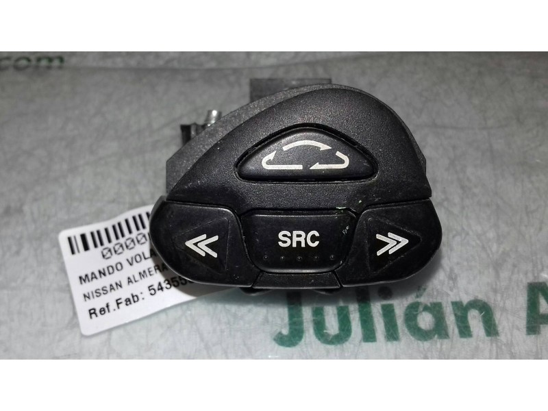 Recambio de mando volante para nissan almera tino (v10m) ambience referencia OEM IAM 54355381P1 3 PINES MANDO RADIO