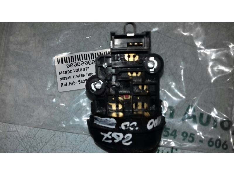 Recambio de mando volante para nissan almera tino (v10m) ambience referencia OEM IAM 54355381P1 3 PINES MANDO RADIO