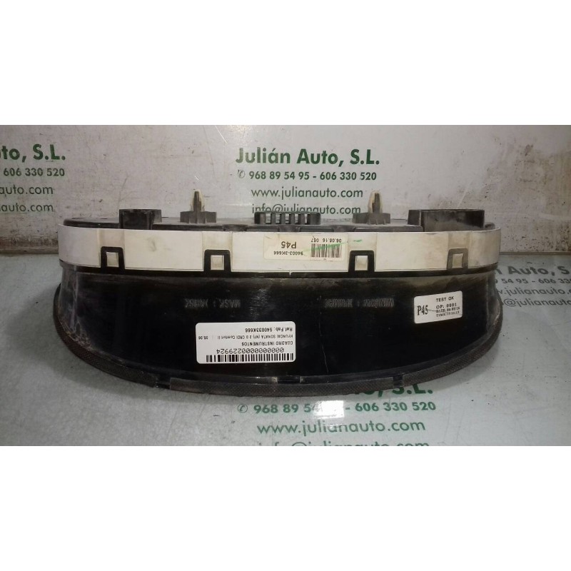 Recambio de cuadro instrumentos para hyundai sonata (nf) 2.0 crdi comfort ii referencia OEM IAM 940033K666 P45 