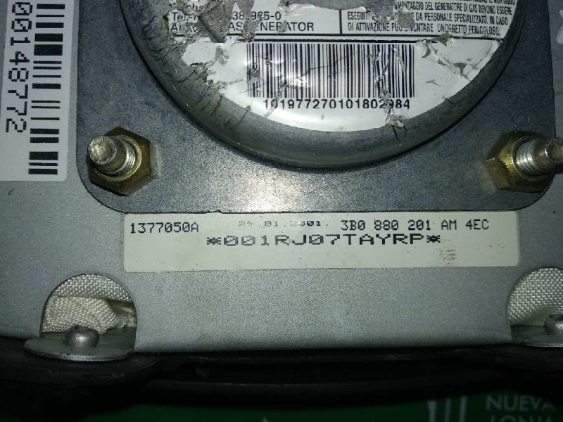 Recambio de airbag delantero izquierdo para volkswagen passat berlina (3b3) comfortline referencia OEM IAM 3B0880201AM  