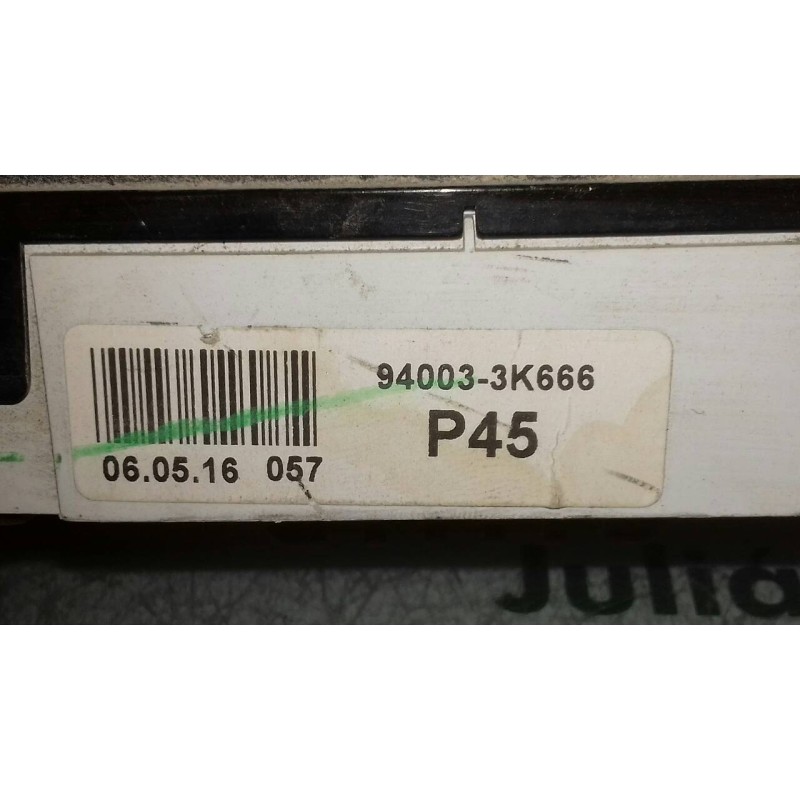 Recambio de cuadro instrumentos para hyundai sonata (nf) 2.0 crdi comfort ii referencia OEM IAM 940033K666 P45 