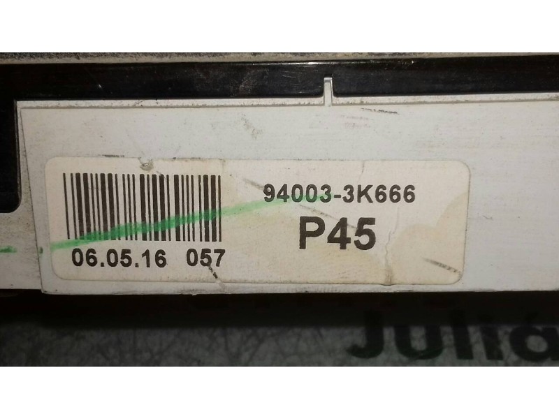 Recambio de cuadro instrumentos para hyundai sonata (nf) 2.0 crdi comfort ii referencia OEM IAM 940033K666 P45 