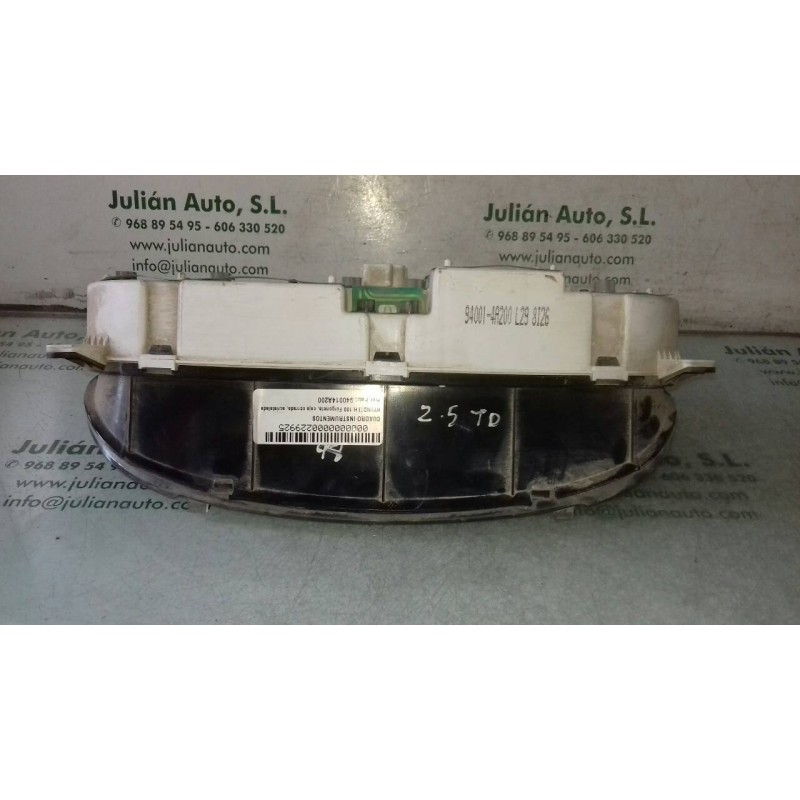 Recambio de cuadro instrumentos para hyundai h 1 h 1 furg.caja cerr.c. puerta referencia OEM IAM 940014A200 L298126 A300BLNC01