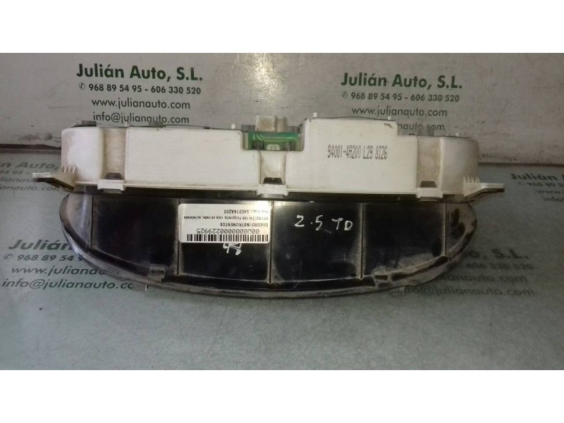 Recambio de cuadro instrumentos para hyundai h 1 h 1 furg.caja cerr.c. puerta referencia OEM IAM 940014A200 L298126 A300BLNC01