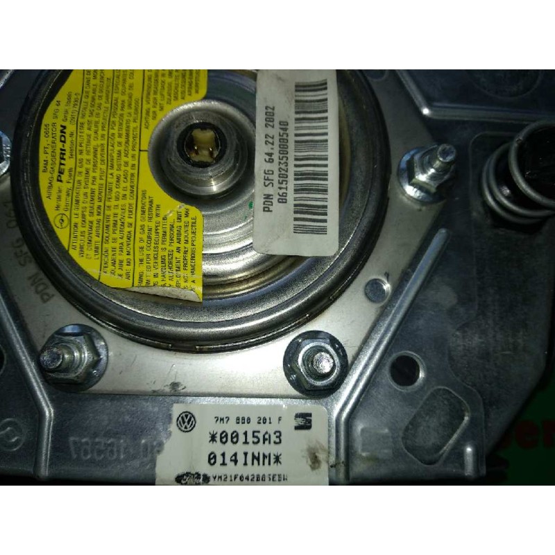 Recambio de airbag delantero izquierdo para seat alhambra (7v9) stella referencia OEM IAM 7M7880201F  