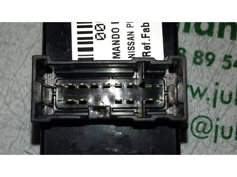 Recambio de mando elevalunas delantero izquierdo para nissan primera berlina (p12) acenta referencia OEM IAM 25401AV640  