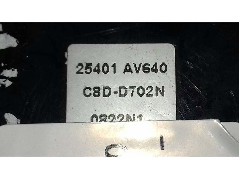 Recambio de mando elevalunas delantero izquierdo para nissan primera berlina (p12) acenta referencia OEM IAM 25401AV640  
