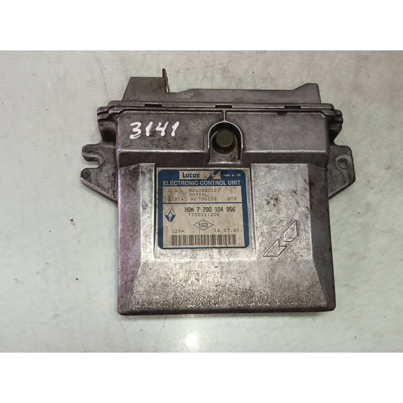 Recambio de centralita motor uce para renault kangoo (f/kc0) alize referencia OEM IAM 7700104956 7700111206 LUCAS