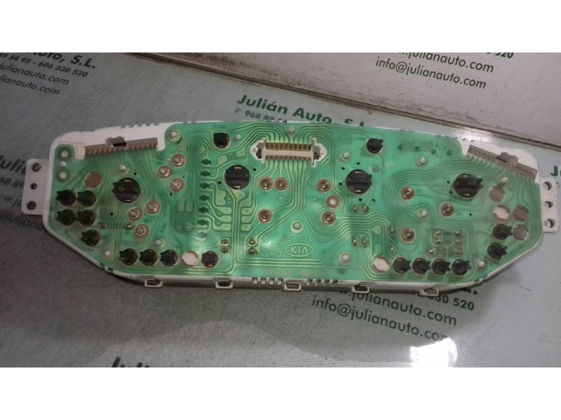 Recambio de cuadro instrumentos para kia carens 2.0 crdi ex monovolumen referencia OEM IAM 20050411 0K2KC55430A 