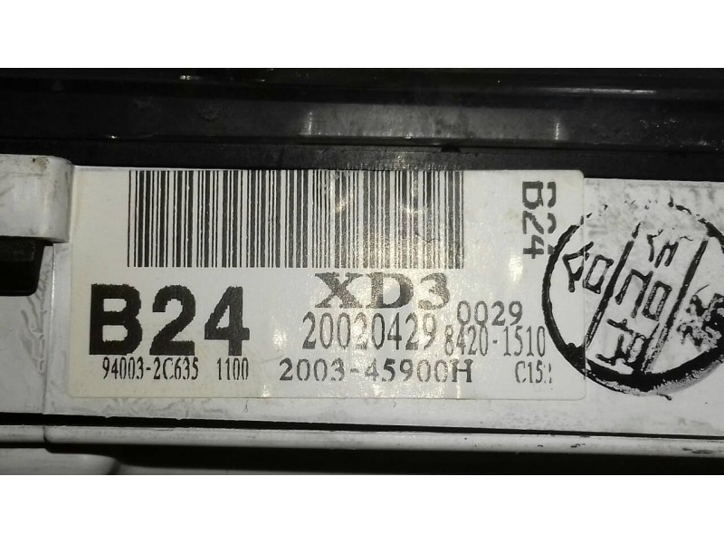 Recambio de cuadro instrumentos para hyundai coupe (gk) 2.0 fx full referencia OEM IAM 20020429 200345900H B24