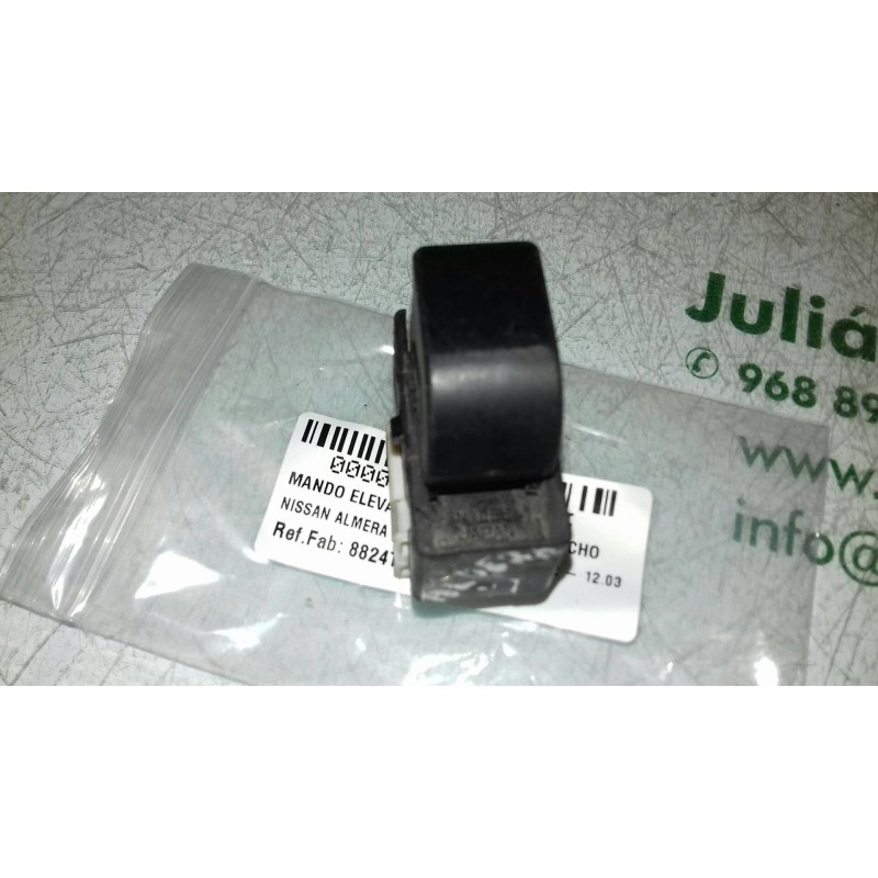 Recambio de mando elevalunas trasero derecho para nissan almera (n16/e) acenta referencia OEM IAM 8824T  5 + 1 PINES