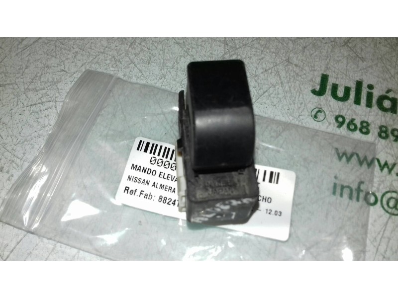Recambio de mando elevalunas trasero derecho para nissan almera (n16/e) acenta referencia OEM IAM 8824T  5 + 1 PINES Recambio de mando elevalunas trasero derecho para nissan almera (n16/e) acenta referencia OEM IAM 8824T  5 + 1 PINES