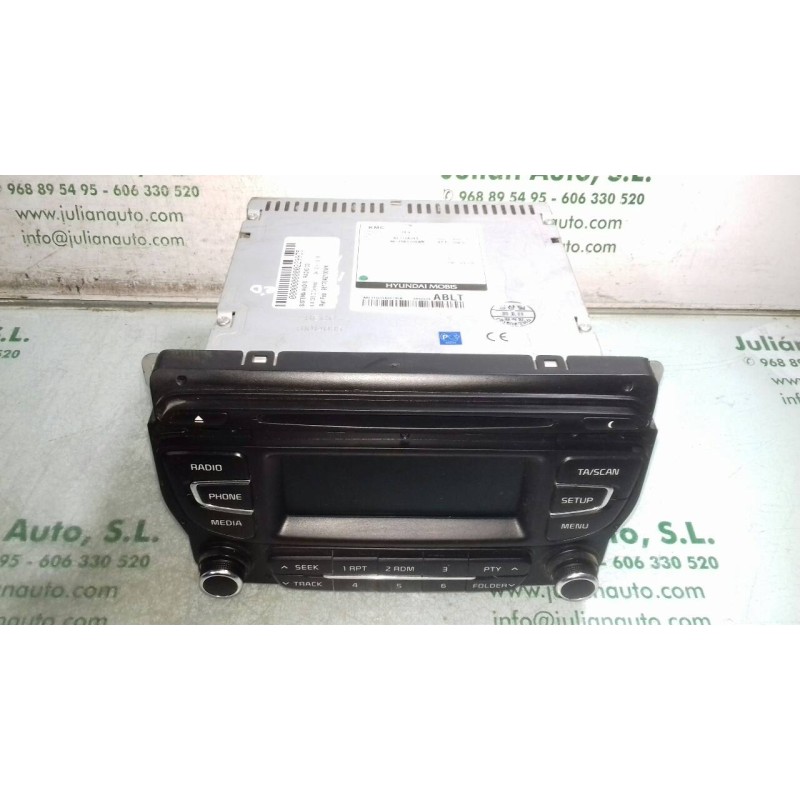 Recambio de sistema audio / radio cd para kia cee´d concept referencia OEM IAM 96170A2100WK AC110A2EE 