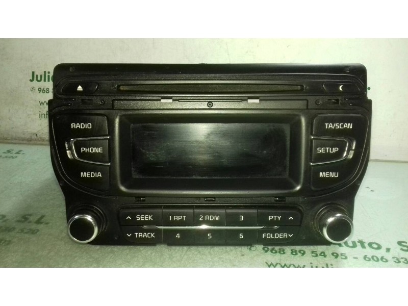 Recambio de sistema audio / radio cd para kia cee´d concept referencia OEM IAM 96170A2100WK AC110A2EE 