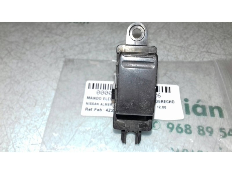 Recambio de mando elevalunas delantero derecho para nissan almera (n15) gx referencia OEM IAM 4Z237  5 + 1 PINES
