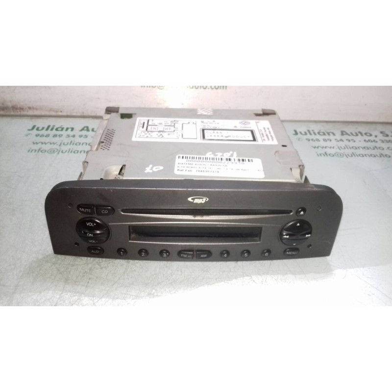 Recambio de sistema audio / radio cd para alfa romeo 147 (190) 1.6 ts 105 sport referencia OEM IAM 7646357316 1560745590 