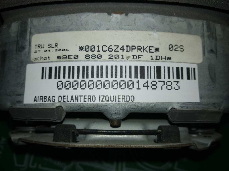 Recambio de airbag delantero izquierdo para audi a4 berlina (8e) referencia OEM IAM 8E0880201DF  