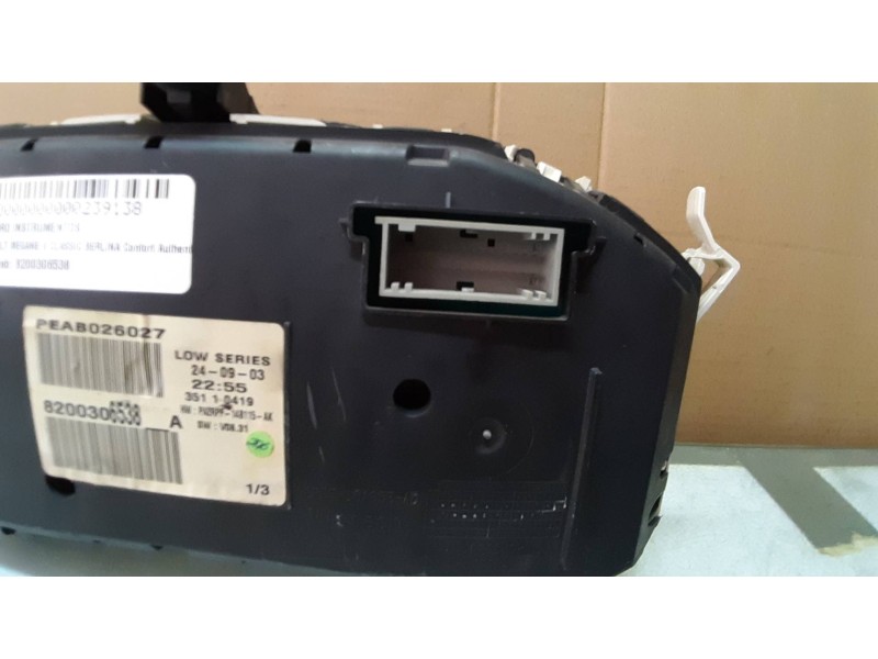 Recambio de cuadro instrumentos para renault megane ii classic berlina confort authentique referencia OEM IAM 8200306538  