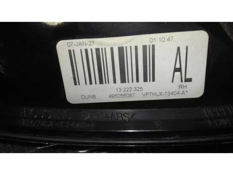 Recambio de piloto trasero derecho para opel astra h ber. cosmo referencia OEM IAM 13222325 VP7HLX13404A 495056087