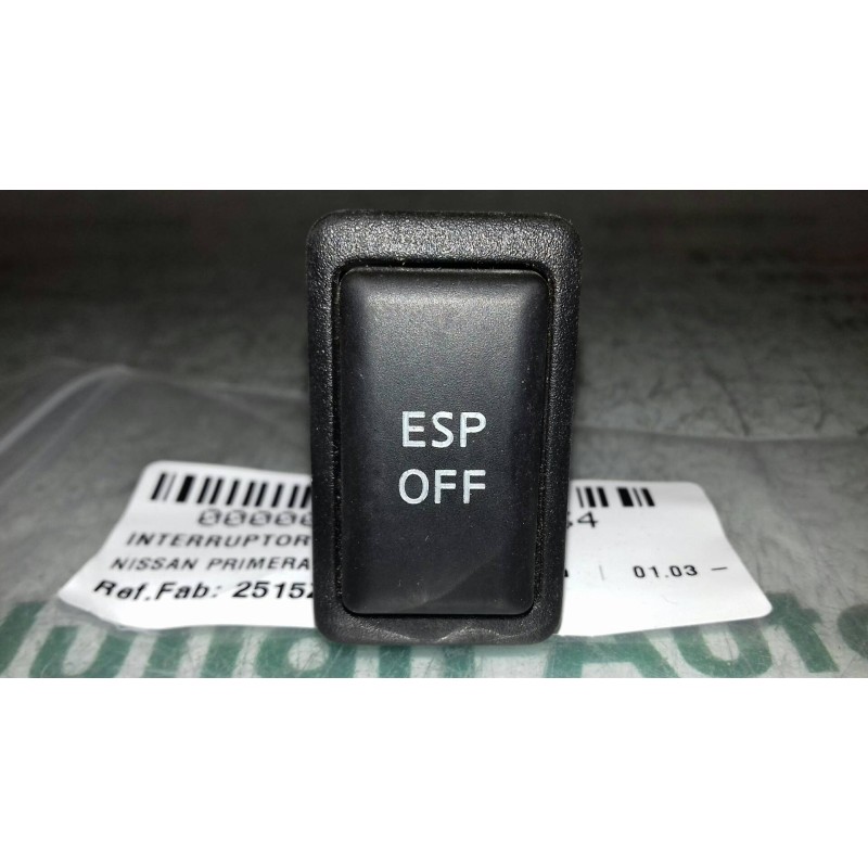 Recambio de interruptor para nissan primera berlina (p12) acenta referencia OEM IAM 2515Z 4 PINES ESP- OFF