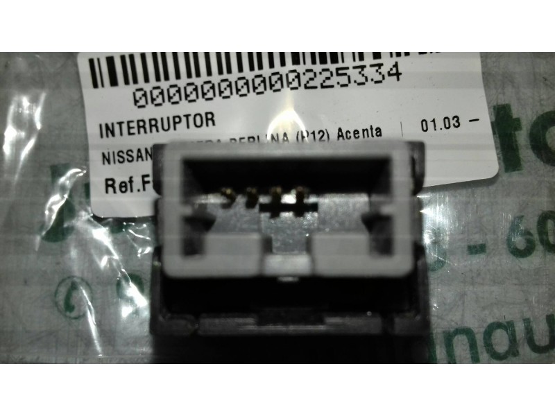 Recambio de interruptor para nissan primera berlina (p12) acenta referencia OEM IAM 2515Z 4 PINES ESP- OFF