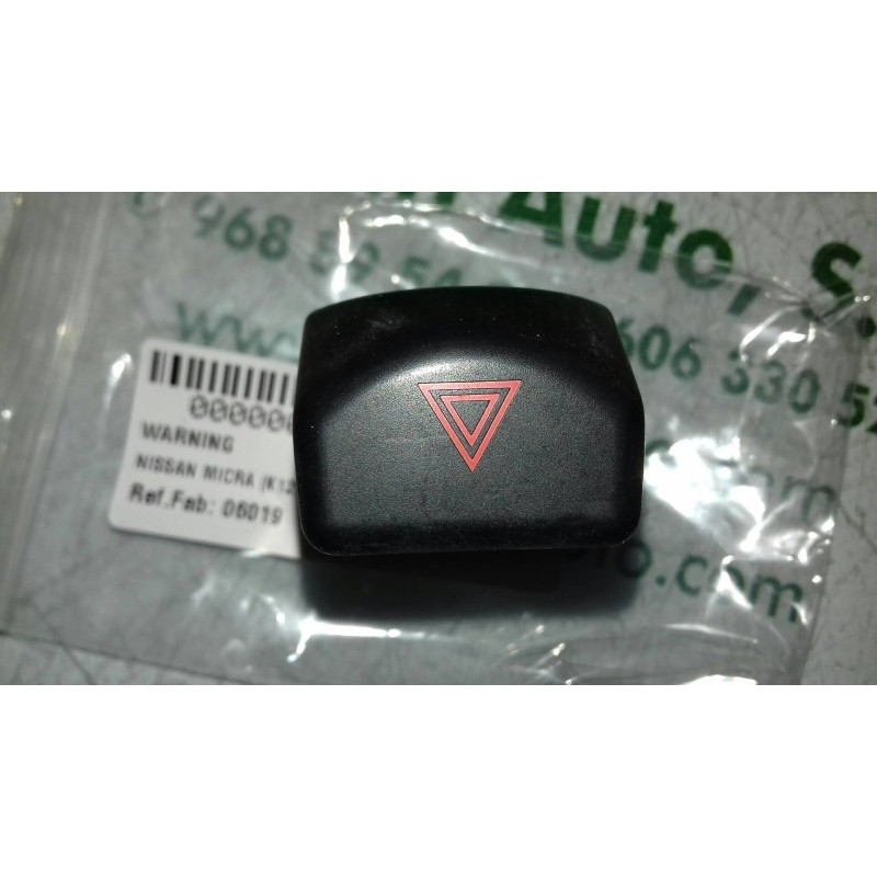 Recambio de warning para nissan micra (k12e) acenta referencia OEM IAM 06019  4 PINES