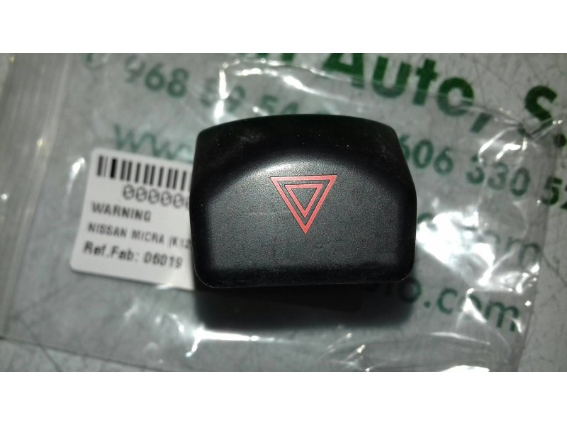 Recambio de warning para nissan micra (k12e) acenta referencia OEM IAM 06019  4 PINES