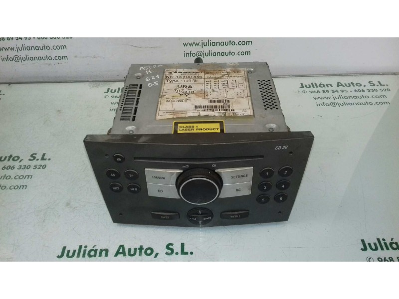 Recambio de sistema audio / radio cd para opel astra h berlina enjoy referencia OEM IAM 7644221310 13190856 BLAUPUNKT