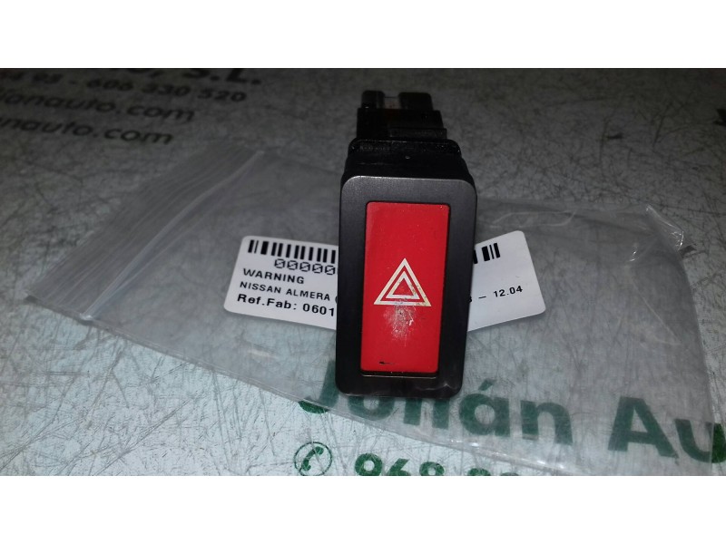 Recambio de warning para nissan almera (n16/e) acenta referencia OEM IAM 06016 NILES 5 + 3 PINES Recambio de warning para nissan almera (n16/e) acenta referencia OEM IAM 06016 NILES 5 + 3 PINES