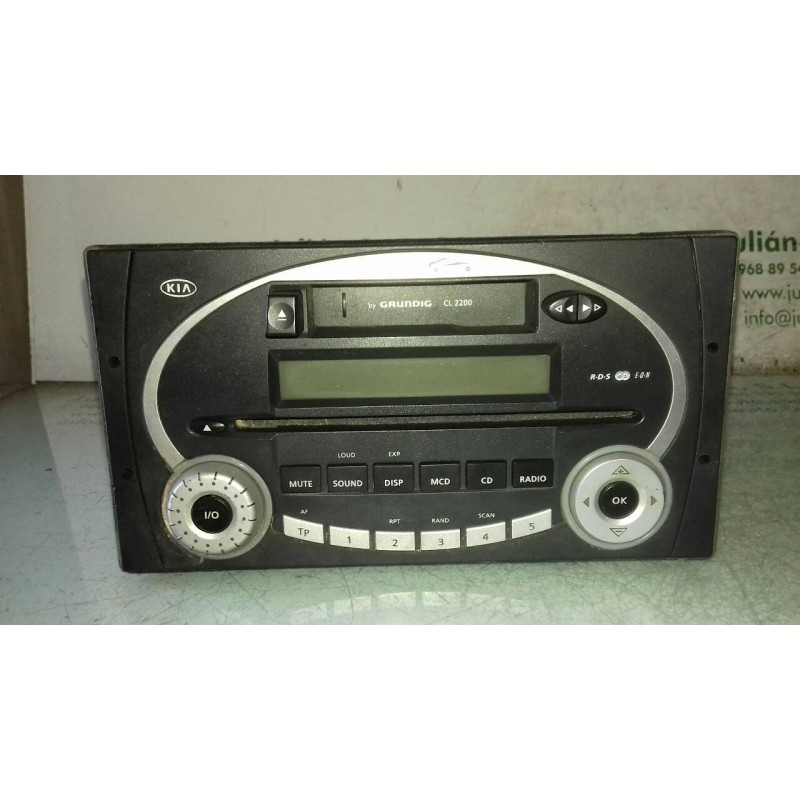 Recambio de sistema audio / radio cd para kia sportage ex referencia OEM IAM   