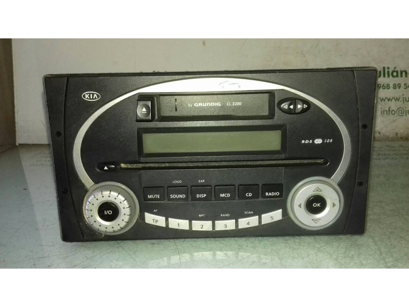 Recambio de sistema audio / radio cd para kia sportage ex referencia OEM IAM   