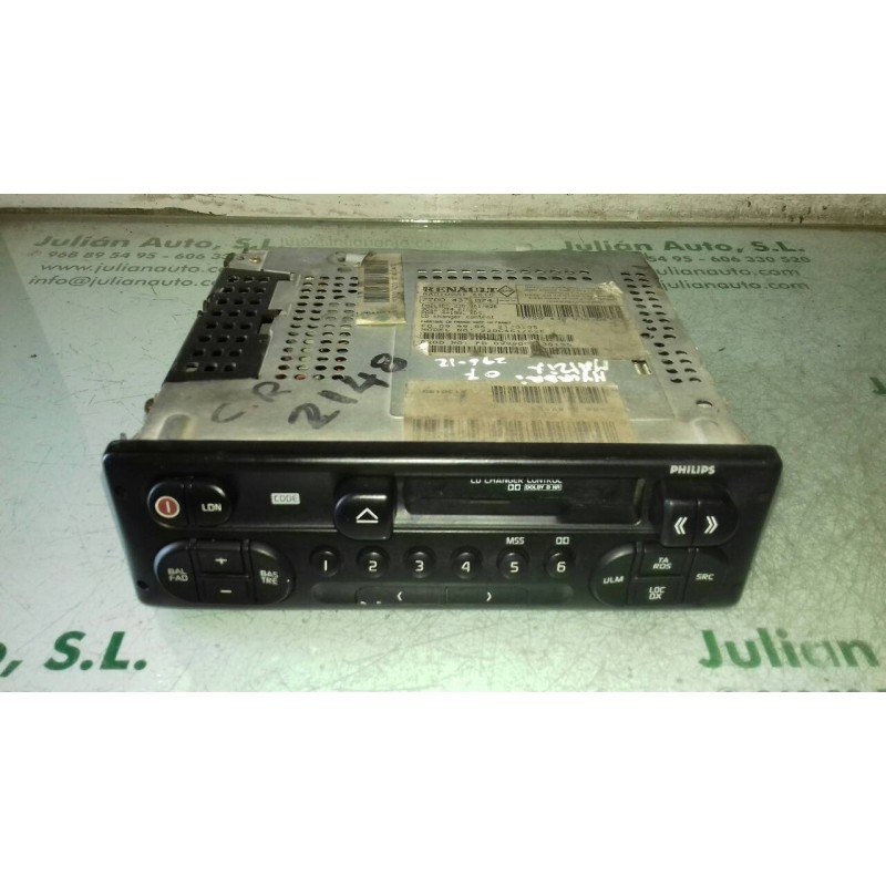 Recambio de sistema audio / radio cd para hyundai matrix (fc) 1.5 crdi 16v gls referencia OEM IAM 7700433074 902221461622 