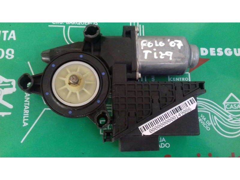 Recambio de motor elevalunas trasero izquierdo para volkswagen polo (9n3) referencia OEM IAM 6Y0959811 MR6400891F VW240RL