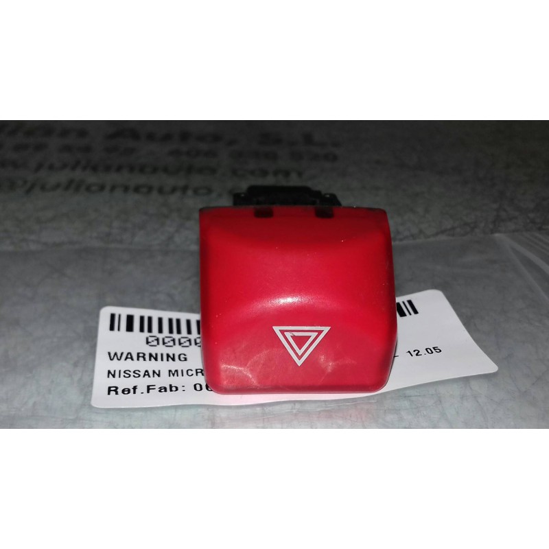 Recambio de warning para nissan micra (k12e) acenta referencia OEM IAM 06019  4 PINES