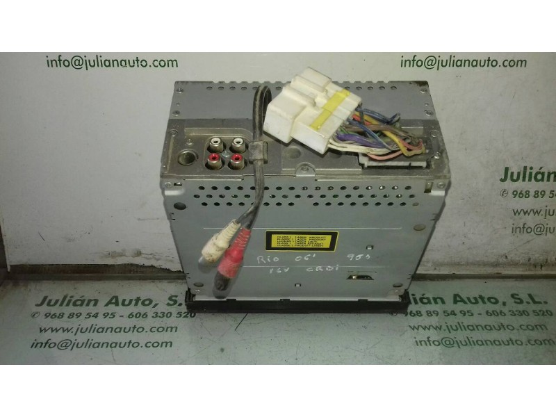 Recambio de sistema audio / radio cd para kia rio 1.5 crdi ex1 referencia OEM IAM LACM5520EK  