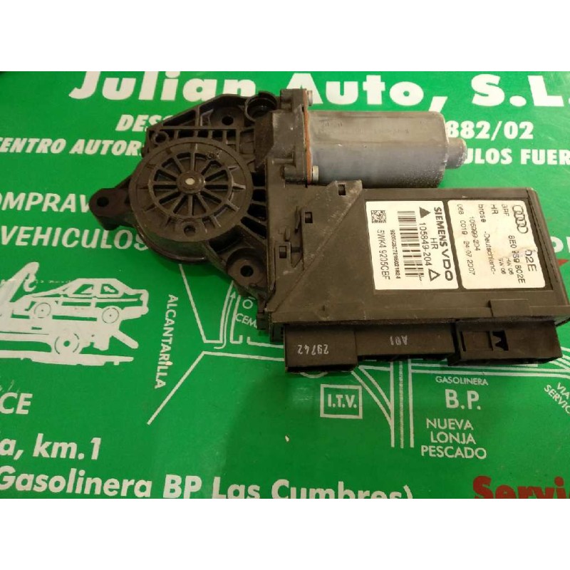 Recambio de motor elevalunas trasero derecho para audi a4 berlina (8e) 2.0 tdi quattro (dpf) (125kw) referencia OEM IAM 8E095980