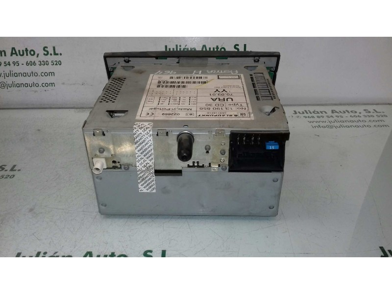 Recambio de sistema audio / radio cd para opel astra h berlina cosmo referencia OEM IAM 7644221310 13190856 BLAUPUNKT