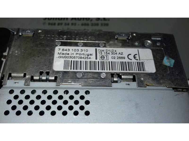 Recambio de sistema audio / radio cd para opel astra h berlina essentia referencia OEM IAM 7643103310  BLAUPUNKT