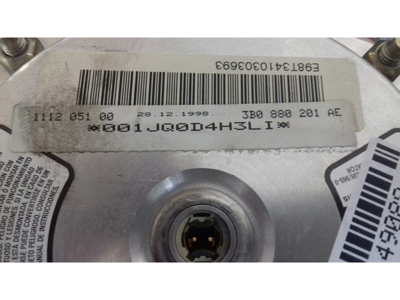 Recambio de airbag delantero izquierdo para volkswagen golf iv berlina (1j1) conceptline referencia OEM IAM 3B0880201AE  